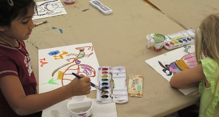 Kids painting
